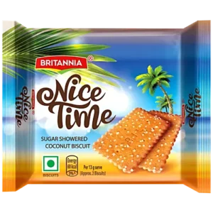 Britannia Nice Time Sugar Showered Coconut Biscuit