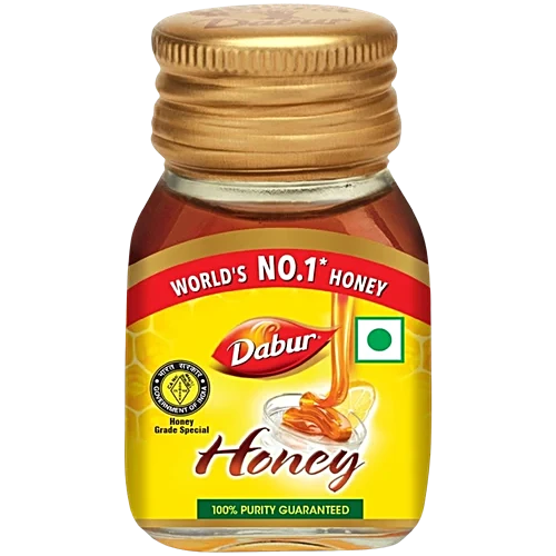 Dabur 100% Pure Honey - Worlds No.1 Honey Brand With No Sugar Adulteration, 50 g