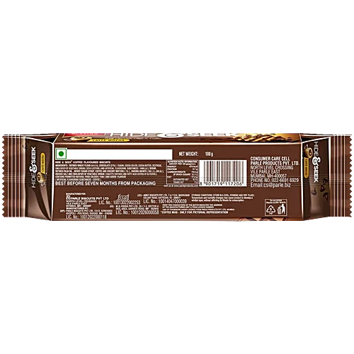 Parle Platina Hide & Seek Caffe Mocha Coffee Flavoured Cookies - Image 2