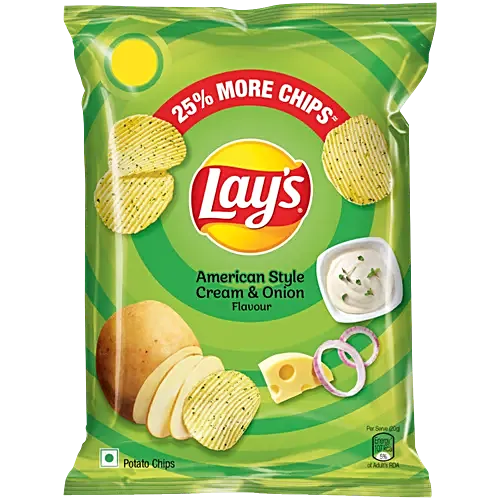 Lay's American Style Cream & Onion Potato Chips, 48 g
