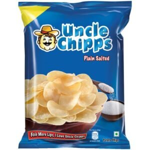 Uncle chipps Plain Salted Potato Chips, 48 g