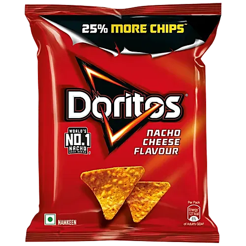 Doritos Nacho Chips - Nacho Cheese Flavour, 23 g
