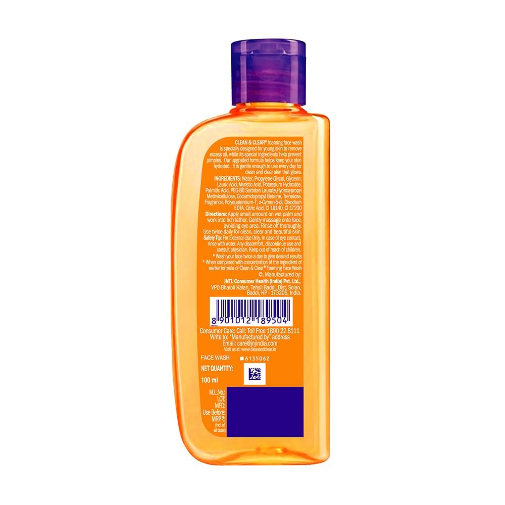 Clean & Clear Facial Wash 100 ml - Image 2
