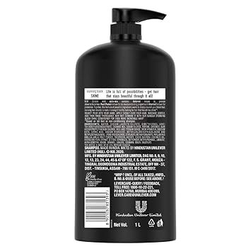 Sunsilk Stunning Black Shine Shampoo, With Amla+Oil, Pearl Protein & Vitamin E For Long Lasting Shine, 1 Ltr - Image 2